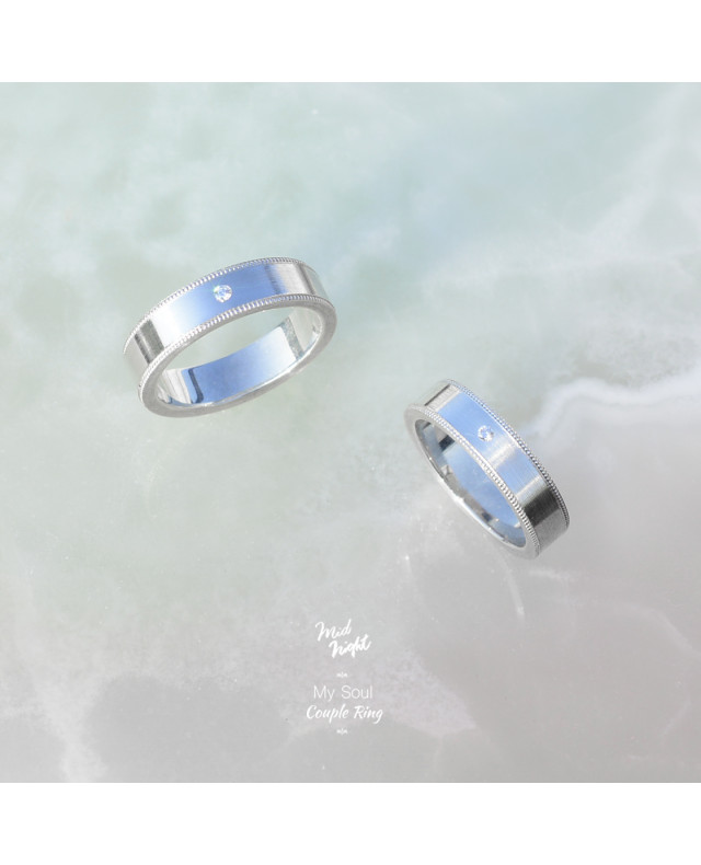 For Couple-Antique Birthstone Couple Ring